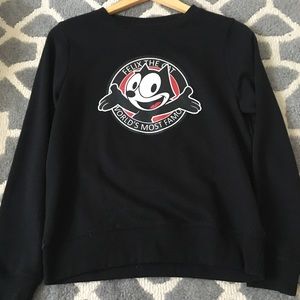 Felix the cat black sweater